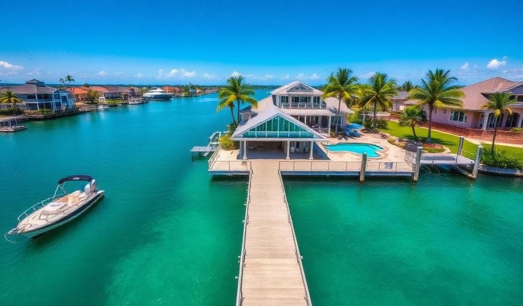 Waterfront homes and views in Palm Bay, Florida